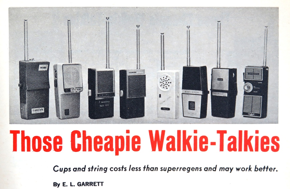 Cheapie Walkie Talkies EI Jan 1968