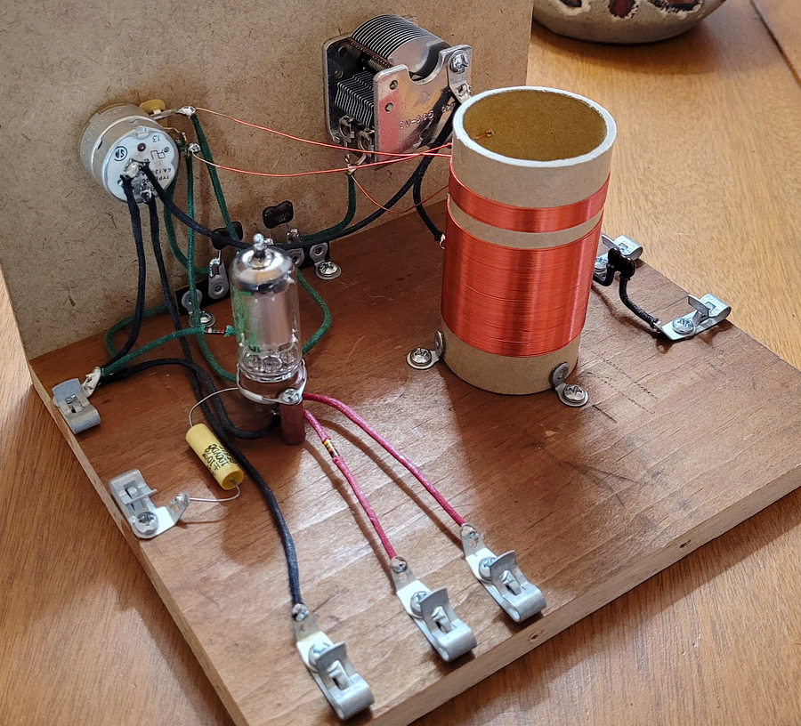 Home-built Borden radio