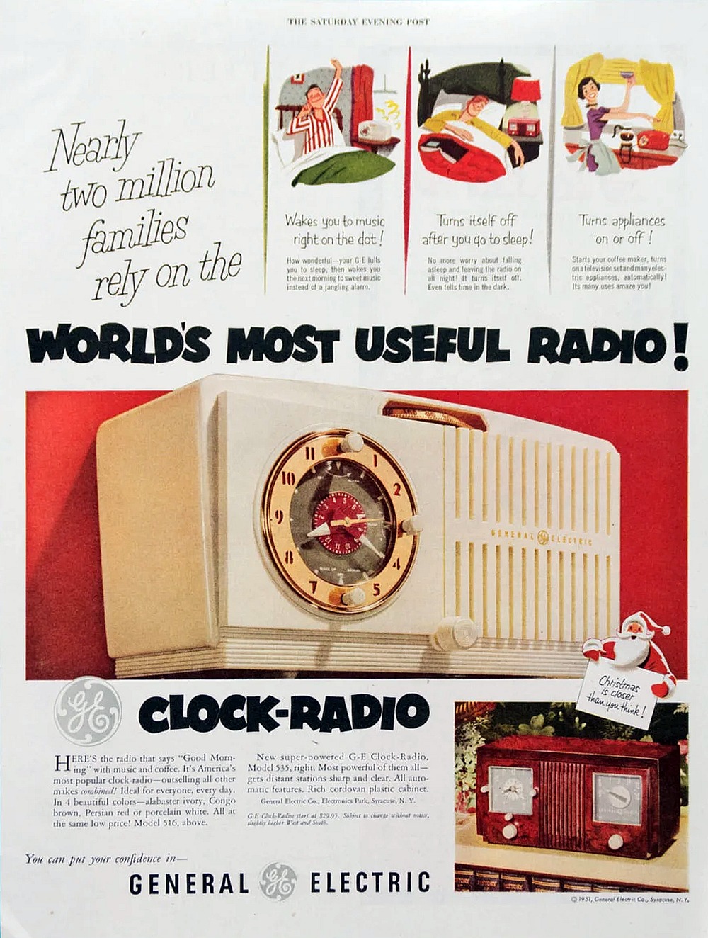 GE Model 518 clock radio