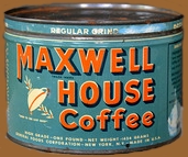 Maxwell House Coffee Can