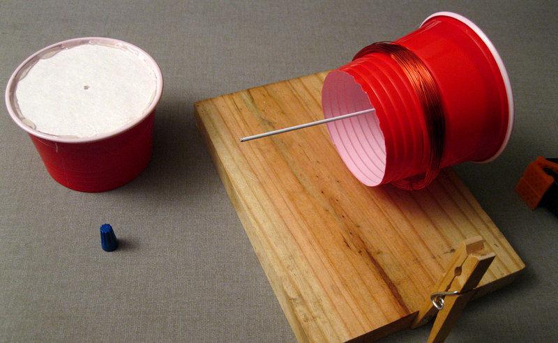 coil winder in use