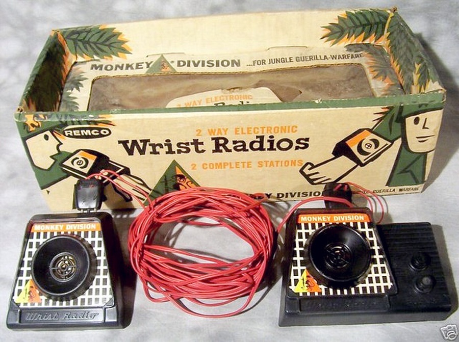 Remco "Monkey Division" Wrist Radios