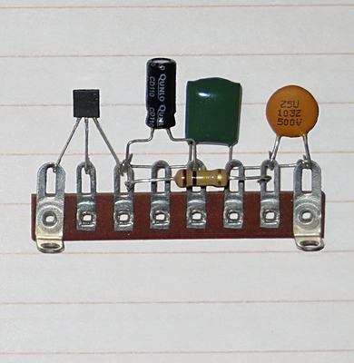 TA7642 circuit assembled from drawing