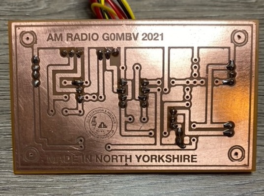 Printed circuit G0MVB