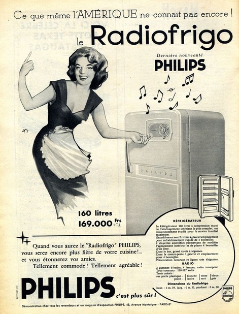 Phillips refrigerator radio