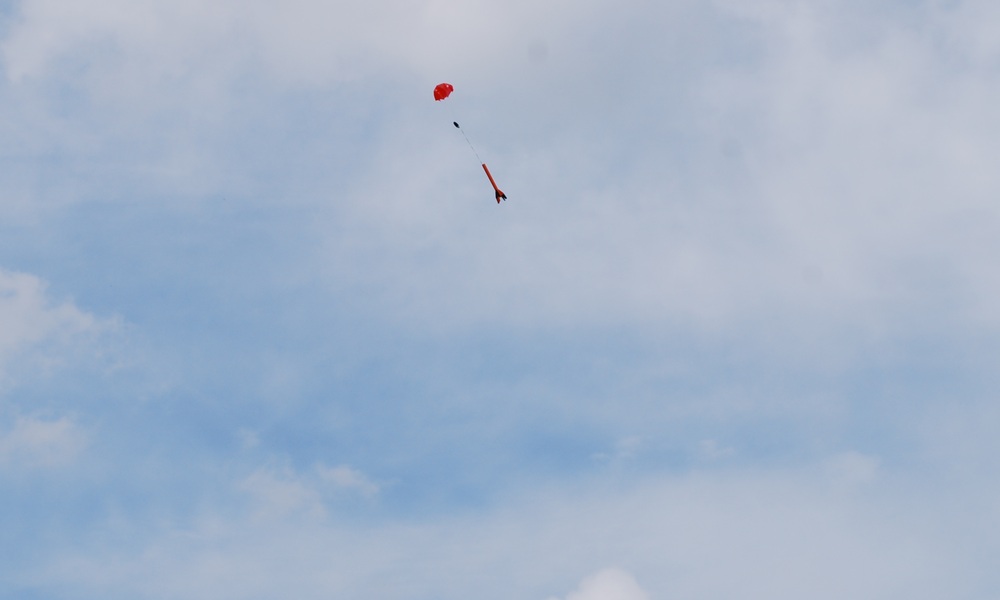 Big Bertha parachute landing