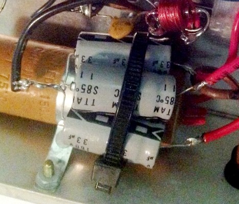 capacitor mess