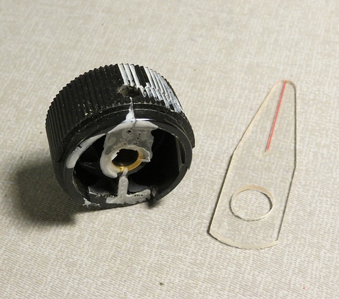 Broken knob and glue