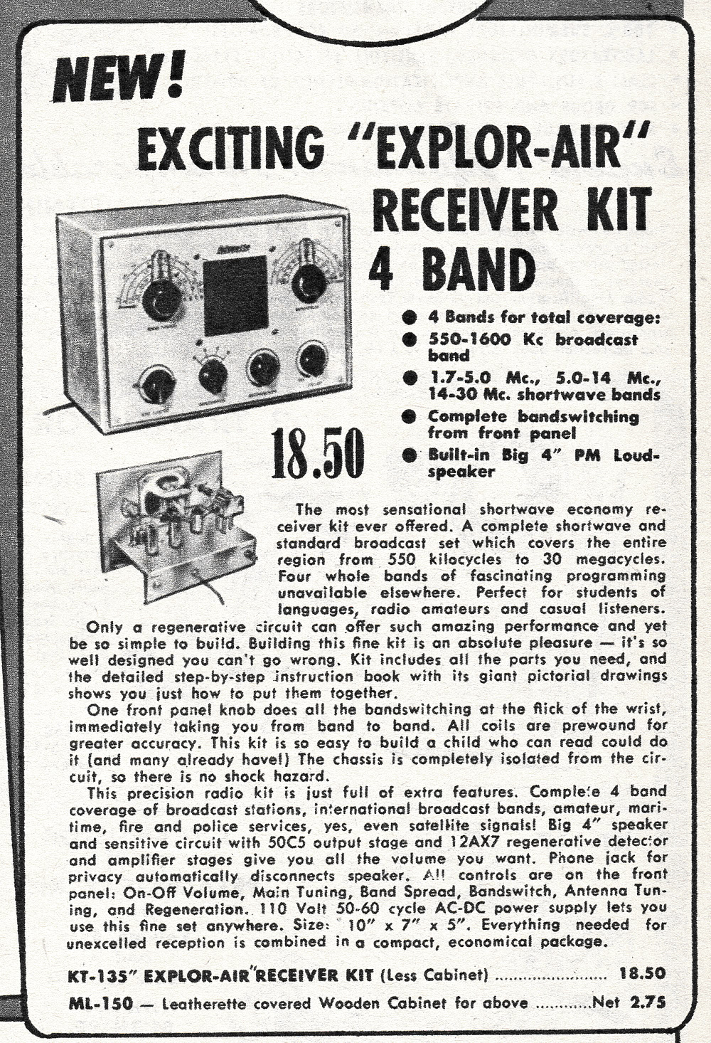 KT-135 1959 Lafayette catalog