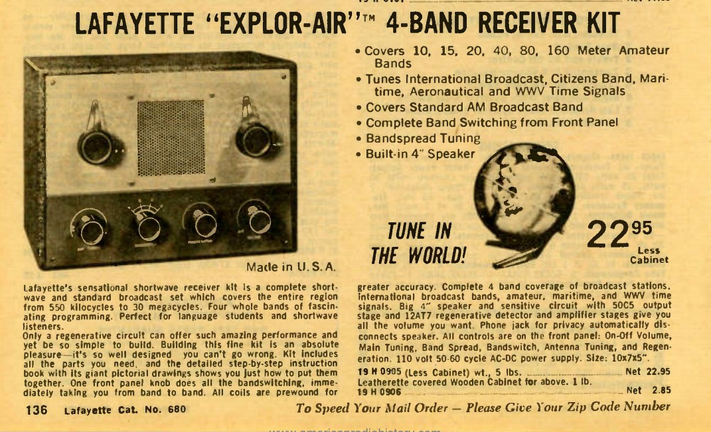 KT-135 1968 Lafayette catalog