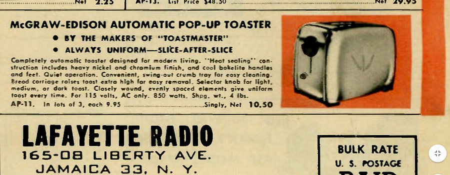 Lafayette toaster