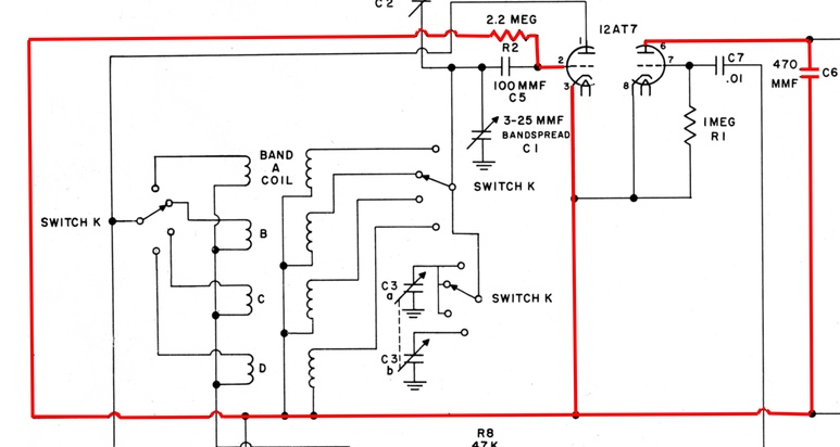 Connection to R2 and C6
