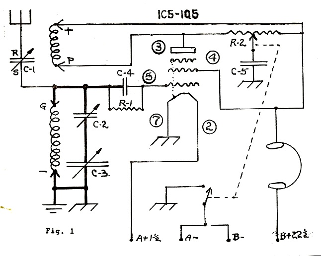 MRL 1 tube DC radio schematic