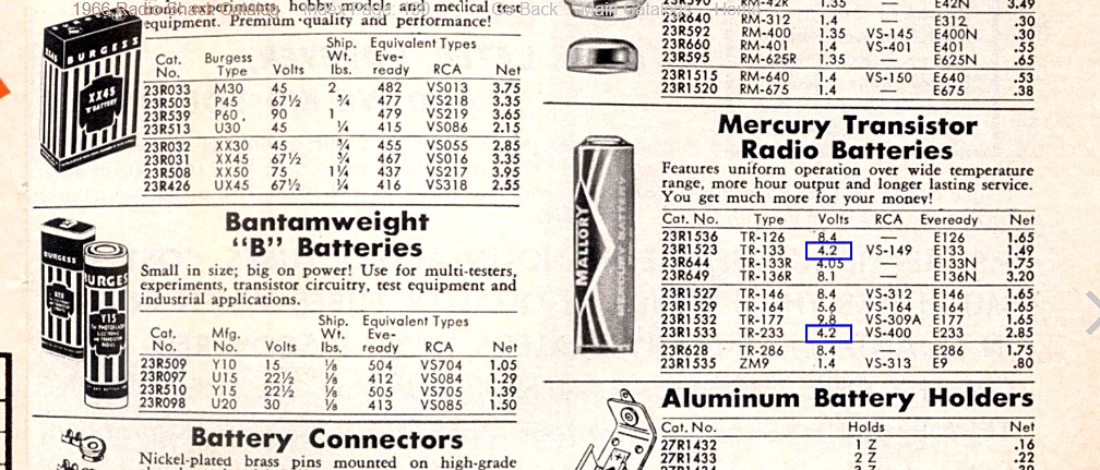 Mercury Battery