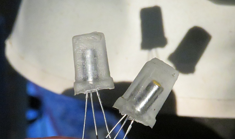 transistors in epoxy