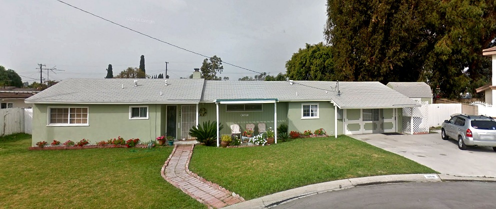 Sheridan Lane Garden Grove, California