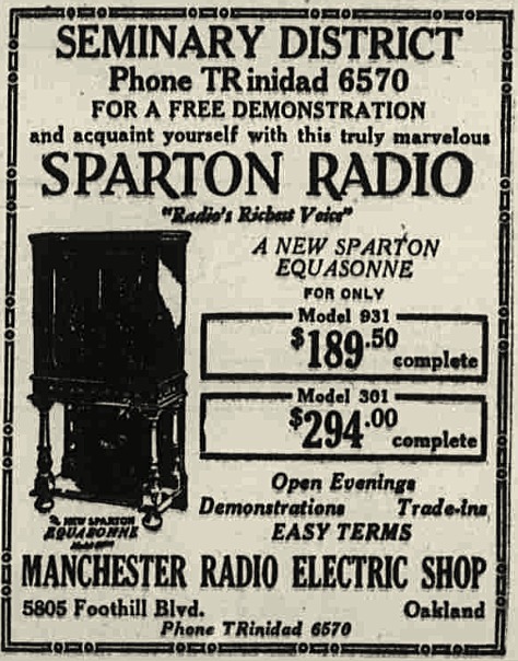 Manchester Radio Electric Shop