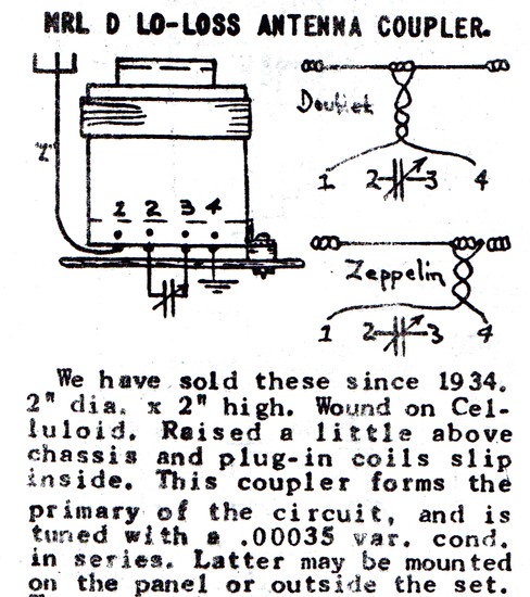 Modern Radio Labs antenna coupler