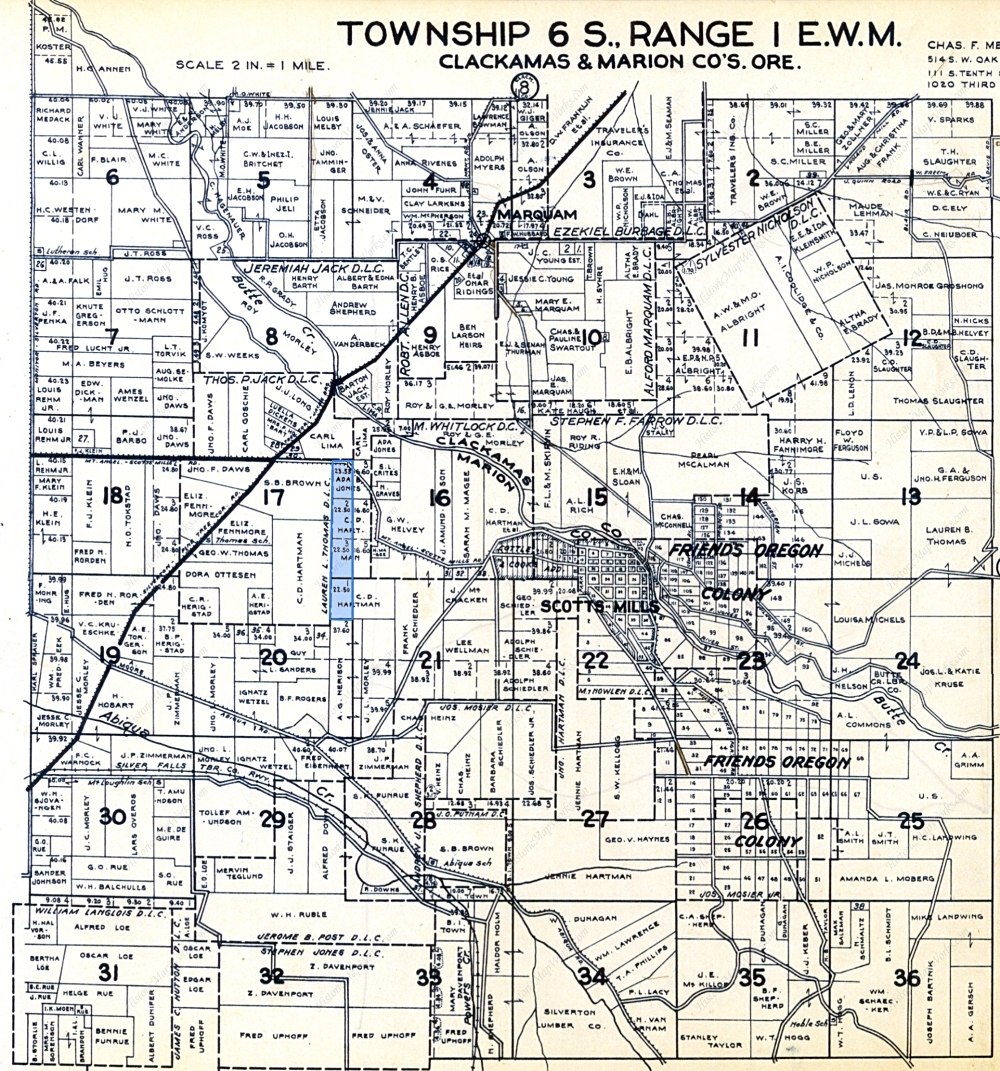 Osterhoudt farm Scotts Mills OR