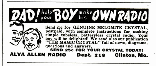 Alva Allen Advertisement