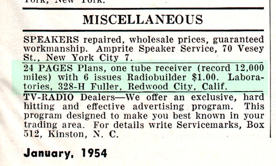 Radio and Television News Jan 1954