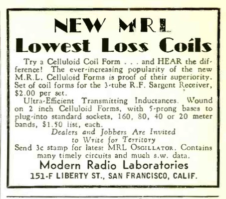 MRL coil advertisement