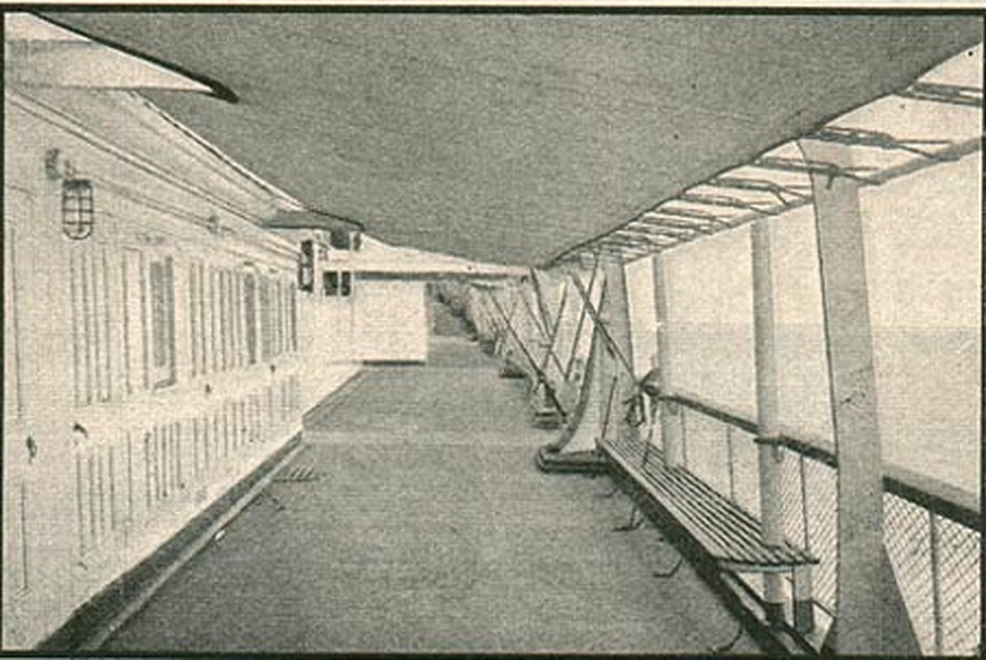 SS Rose City Promenade Deck