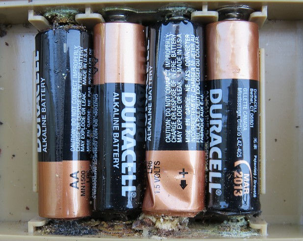 Leaking Duracell