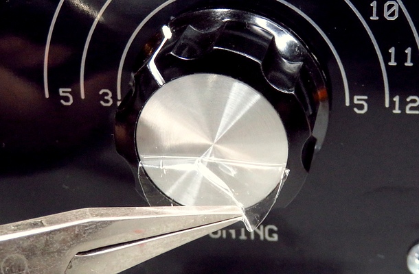 protective film on knob