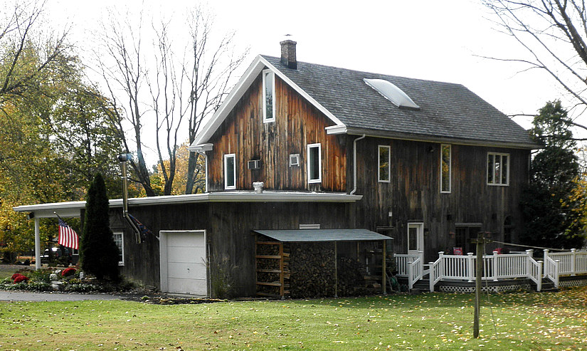 Barn converted to a house