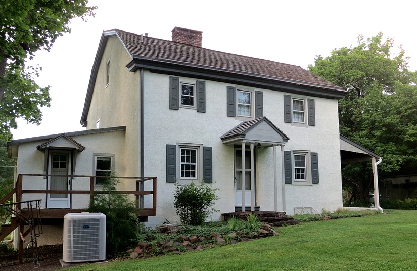 West side of house