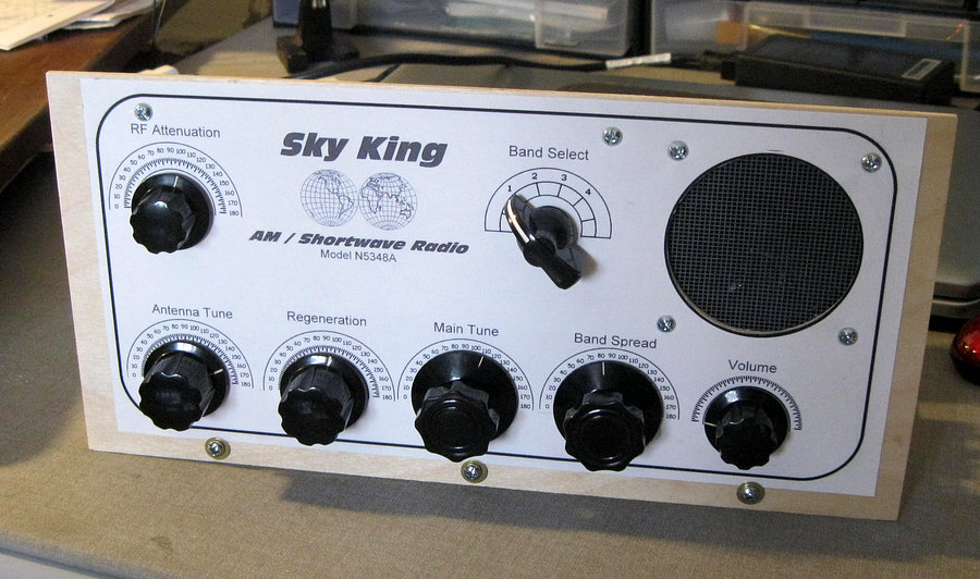 Sky King regen radio